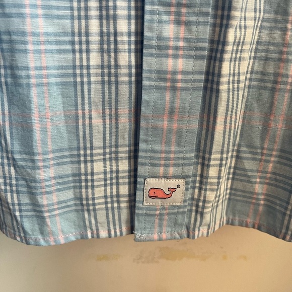 Vineyard Vines Classic Fit Murray Linen-Cotton Men’s Plaid Button-up Shirt 2XL - Picture 8 of 9